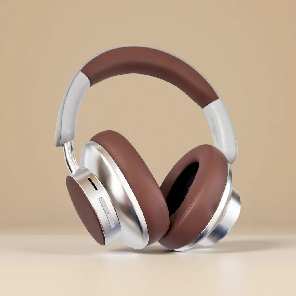 Wireless Bluetooth 5.3 Headband Headphones TEISCHE with Powerful Bass and 40 Hours Playtime, designed for sports with removable 3.5mm audio jack, lightweight at 280g, and optimized sound for a premium music experience.