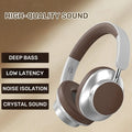 Wireless Bluetooth 5.3 Headband Headphones TEISCHE with Powerful Bass and 40 Hours Playtime, designed for sports with removable 3.5mm audio jack, lightweight at 280g, and optimized sound for a premium music experience.