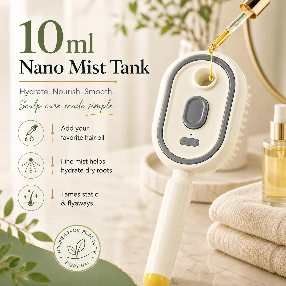Cepillo Eléctrico para Cabello