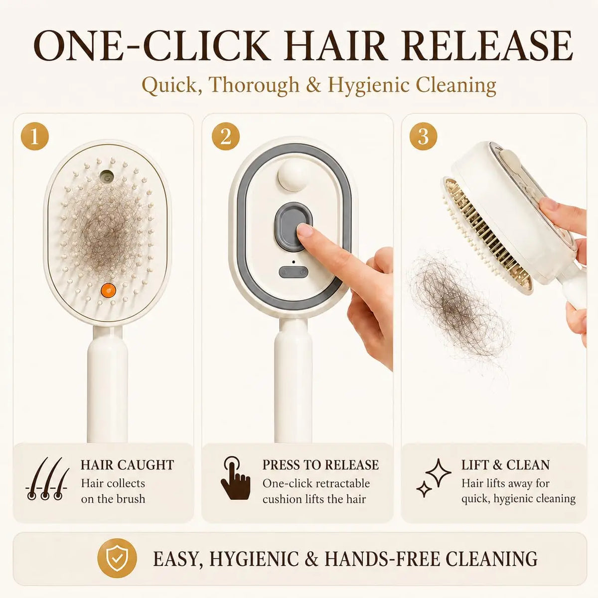 Cepillo Eléctrico para Cabello