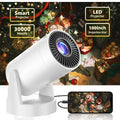 Proyector Mini Portátil Soporte Reproducción de Vídeo 4K Funciones HD Enfoque Rápido Para Reuniones Familiares Proyector Hogar Inteligente de Oficina