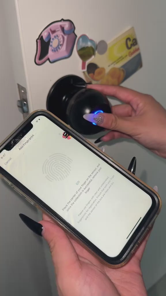 Cerradura Inteligente para Puerta con Huella Dactilar